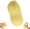 Peanut Squishies, Peanut Shaped Squish Balls,Squeeze Dough Ball ,Soft Stress Relief Sensory Fidget Toys,Soft Stress Relief Sensory Fidget Toys for Adults Anxiety Relief Hand Relax, Yellow