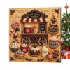 Pearl Art Kit 25cm DIY Beaded Craft Supplies for Home Wall Decor