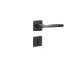 Pearl Gray Indoor Bedroom Lock Household Wooden Door Magnetic Silent Split(F78 A333 Black Nickel Single Lock)
