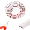 Peel and Stick Chair Rail Molding, Chair Rail Moulding for Walls, Peel and Stick Picture Frame Molding, 9.8FT Flexible White Self-Adhesive Trim for Mirror Border Decor