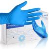 PEIPU Nitrile Disposable Gloves，（Large,300 Pack Powder Free, Cleaning Service Gloves, Latex Free,4Mil,