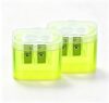 Pencil Sharpener 2 Pack Dual Hole Manual with Lid for Kids School Classroom