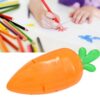 Pencil Sharpener Carrot Cute Refreshing Design Manual Sharpener for Kids