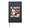 Penguin 40 Birthday Waddle Ice Party Winter Celebration Hardcover Journal, Black