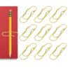 Pen Holder Clip 10-Piece Cute Metal Colorful Jurnaling Clip Serve Supplies