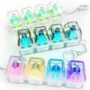 Penkyer 3 Pack 4-in-1 LED Keyboard Fidget Toy Keychain for Stress Relief