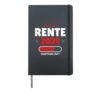 Pension 2025 - The Countdown Runs! The Funny Pensioner Saying Hardcover Journal, Black