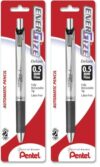 Pentel EnerGize Automatic Pencil, 0.5mm, Assorted, 2 Pack (PL75BP)