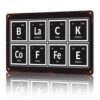 Periodic Table Coffee Vintage Metal Wall Art Signs 8X12 In