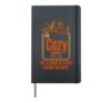Periodic Table Cozy Element Of Never Leaving The House Fall Hardcover Journal, Black