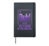 Periodic Table Funny Duh Element Of Obvious Chemistry Hardcover Journal, Black