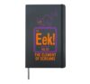 Periodic Table Funny Eek Element Of Screams Halloween Hardcover Journal, Black