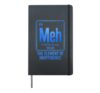 Periodic Table Funny Meh Element Of Indifference Chemistry Hardcover Journal, Black