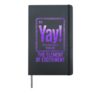 Periodic Table Funny Yay Element Of Excitement Chemistry Hardcover Journal, Black