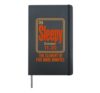 Periodic Table Sleepy Element Of Five More Minutes Fall Hardcover Journal, Black