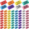 PerKoop 150 Pcs Inspirational Colorful Erasers Bulk Back to School Gifts