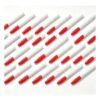 Permanent Markers, Red Permanent Marker Set，Office Supplies for School, Home .Fine Point, Red, 36 Count.