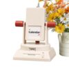 Perpetual Calendar - Vintage Rotating Day And Month Calendar With Agenda