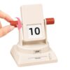 Perpetual Desk Calendar - Vintage Family Planner, Reusable Home Decor