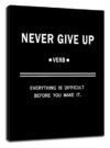 Perseverance Quote Poster Never Give Up Inspirational Print