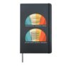 Personal Growth Resistance Creates Loop Retro Motivation Hardcover Journal, Black