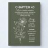 Personalized 40th Birthday Journal for Women, Custom Name Birth Flower Notebook, Hardcover Floral Writing Diary, Matte Lined Journal Gift for Wife, Mom, Daughter, Sister or Best Friend - ABDAY40_1