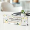 Personalized Acrylic Desk Name Plate, Custom Office Name Sign 7.9 Inch