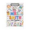 Personalized Art Teacher Clipboard, Custom Paper Clipboard for Teacher