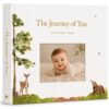 Personalized Baby Memory Book, 4x6 Photo Cover, First 5 Years, Woodland
