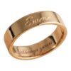 Personalized Band Ring – 925 Silver ring, stackable couple ring, dainty gold ring, engraved ring for women and men, gift for her, promise Ring, Christmas, wedding gifts
