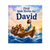 Personalized Bible Story Book for Kids, Custom Name Hardcover Keepsake Book, Baptism Christening First Communion Gift, Faith Based Baby Dedication Keepsake for Boys and Girls (8"x8")