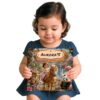 Personalized Birthday Animal Book for Girls with Photo & Name