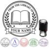 Personalized Book Stamp, Custom Self-Inking Library Ownership Seal