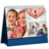 Personalized Desk Calendar 2027,Custom Photo Calendar for Office Home，Blue