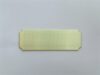 Personalized Engraved Name Plate 1" x 3", Custom Brass Trophy Plate for Picture Frames, Urns, Plaques & Memorabilia, Adhesive Backing or Screw Mount
