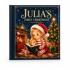 Personalized First Christmas Book for Baby with Name, Custom Name Hardcover Photo Storybook, Newborn Holiday Keepsake for Baby Boys Girls Toddlers, Christmas Keepsake (8"x8")