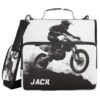 Personalized Motocross Zipper Binder, 1.5 Inch 3 Ring School Binder