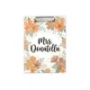 Personalized Name Teacher Clipboard, Custom Acrylic Paper Clipboard