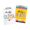 Personalized Name Teacher Clipboard, Custom Pencil Teacher Clipboard