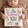 Personalized Nursery Rhymes Book, Custom Baby Name Storybook, Baby Shower for Boy or Girl, First Birthday Keepsake for Nephew, Children's Bedtime Story 2