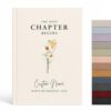 Personalized Retirement Journal, Next Chapter Birth Flower Coworker Gift