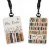 Personalized Teacher Badge Holder with Lanyard Book Teacher ID Holders