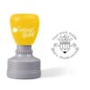 Personalized Teacher Stamp with Custom Name, Smiling Pencil Design