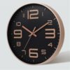 Personalizes Unique Nordic Wall Clock Round Mute Digital Clock Wall Hanging Clock Household Style 5