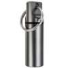 Personal Pill Organizer Gray Aluminum Alloy Slim Flat Mini Travel Pill Case