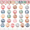 PETKNOWS 124 Pcs Alphabet Word Wall Bulletin Board Set for Classroom Decor