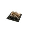 petsola Jade Chess Board Decorative Chess Ornament Sculpture Chessboard Display Chess Set Marble Material with Permanently Arranged Pieces Suitable for Living, Chessboard Ornament B G208