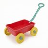 PETSOLA Sand Wagon Sturdy Pull Cart Matte Wagon with Wheels for Kids, Dopamine Color Series Single Hand-Pull Cart