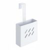 PETSOLA Toilet Tank Organizer Basket Holder Dispenser 304 Stainless Steel Build With Rust Resistance for Damp Areas Adjustable Hanging Hook Fits Most Tanks