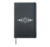 Phases Of The Moon Luna Science Astrology Astronomy Hardcover Journal, Black